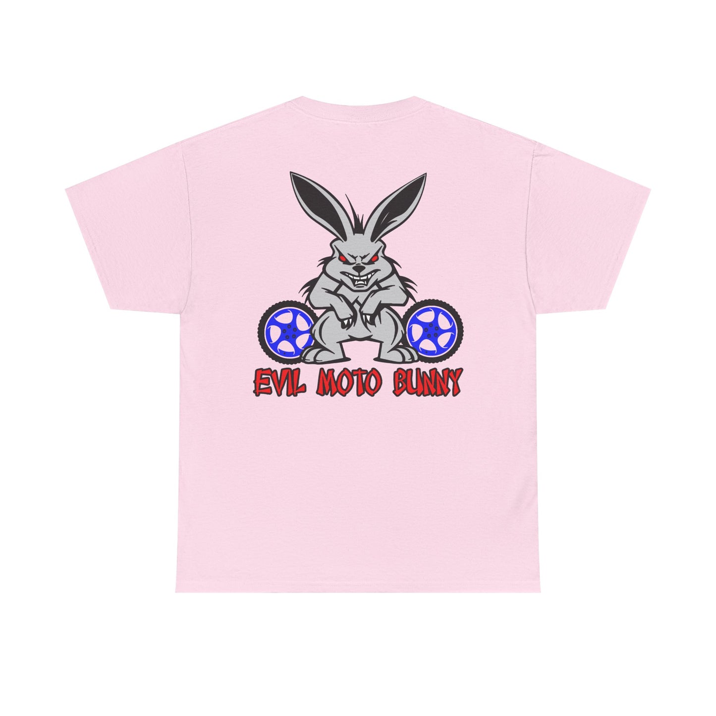 Evil Moto Bunny, Rad Moto Bunny, Heavy Cotton T-Shirt