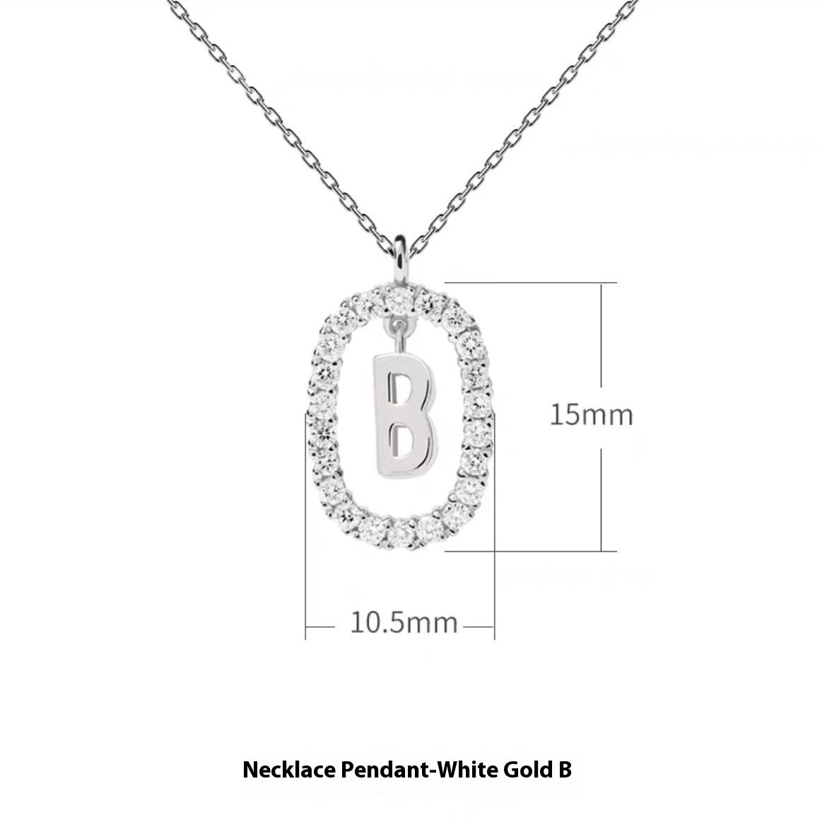 Stylish Zircon Alphabet Clavicle Chain