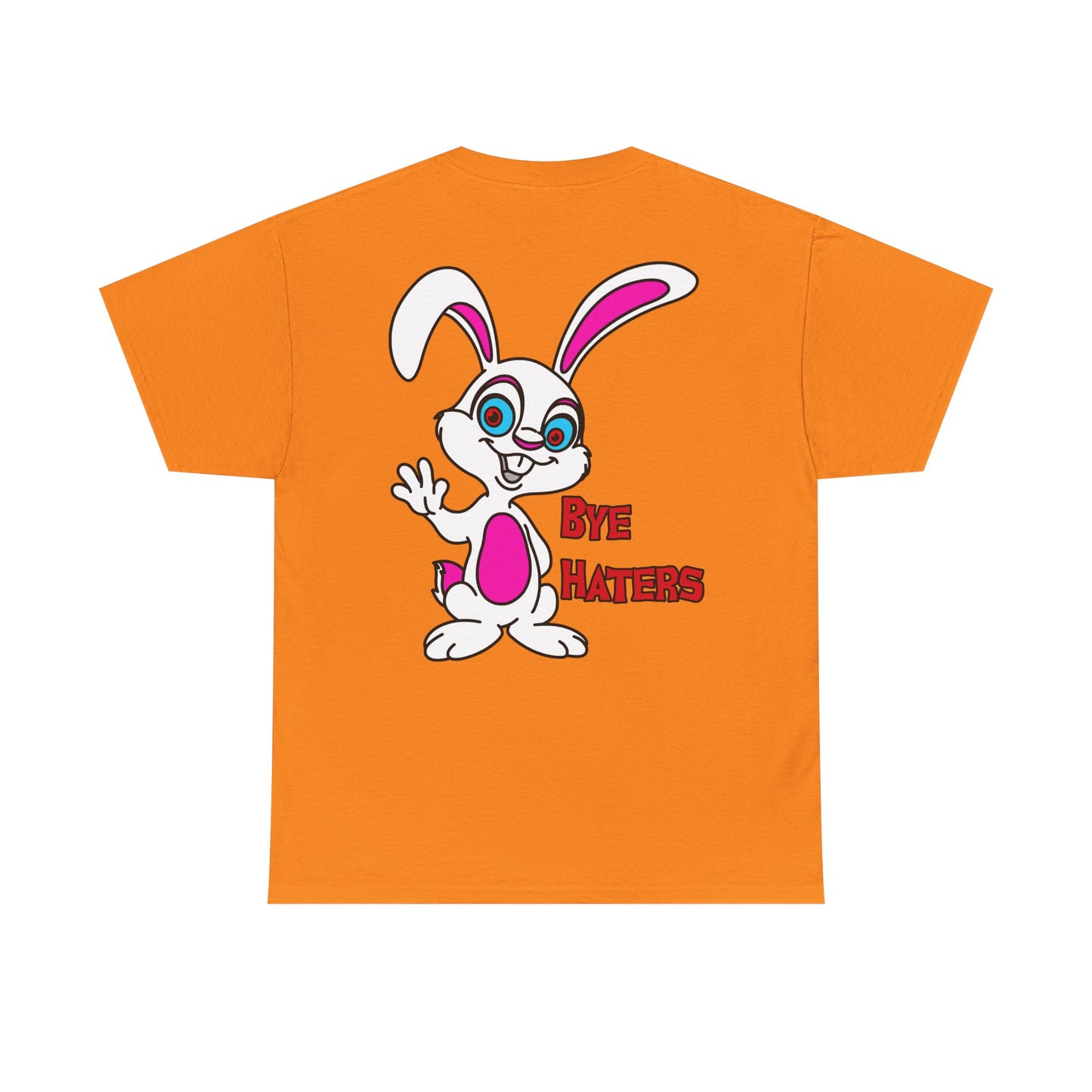 Bye Haters Bunny, Rad Moto Bunny, Heavy Cotton T-Shirt