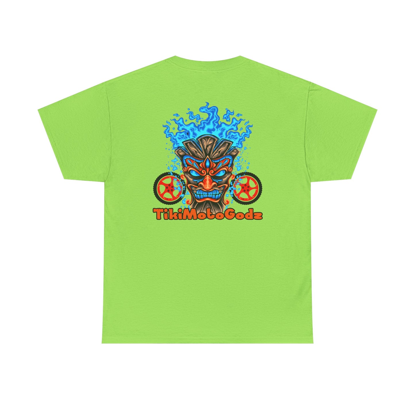 Tiki Moto Godz. Heavy Cotton T-Shirt