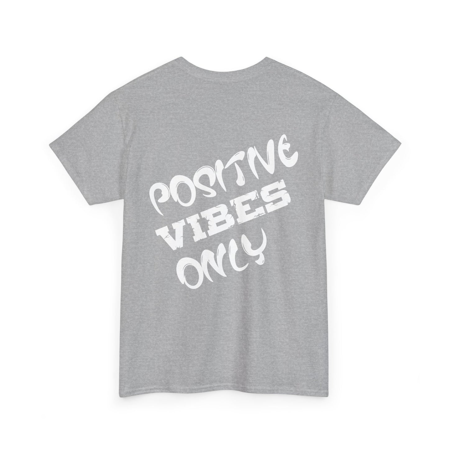Positive Vibes Only, Rad Moto Life, Heavy Cotton T-Shirt