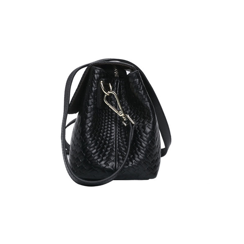 Genuine Leather Woven Bag