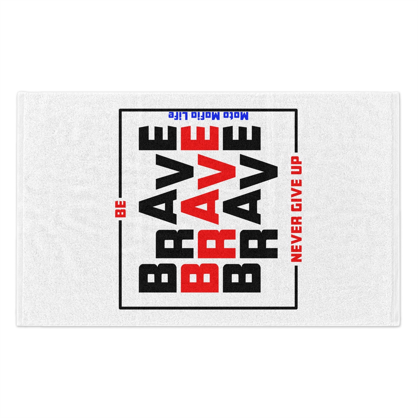 Be Brave, Moto Mafia Life, Biker Towel - Perfect for Motorsports Fans