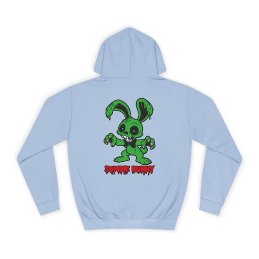 Zombie Bunny, Rad Moto Bunny, Unisex Hoodie - Biker Style Sweatshirt for Motorcycle Enthusiasts