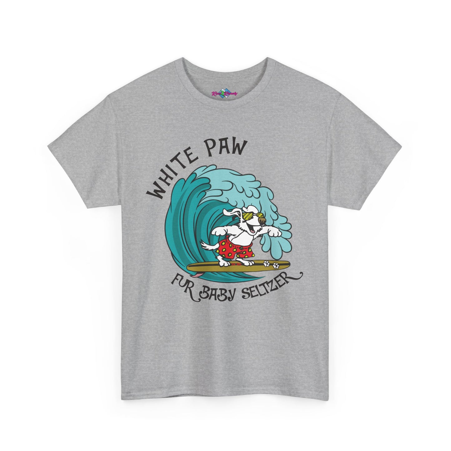 White Paw. Heavy Cotton T-Shirt