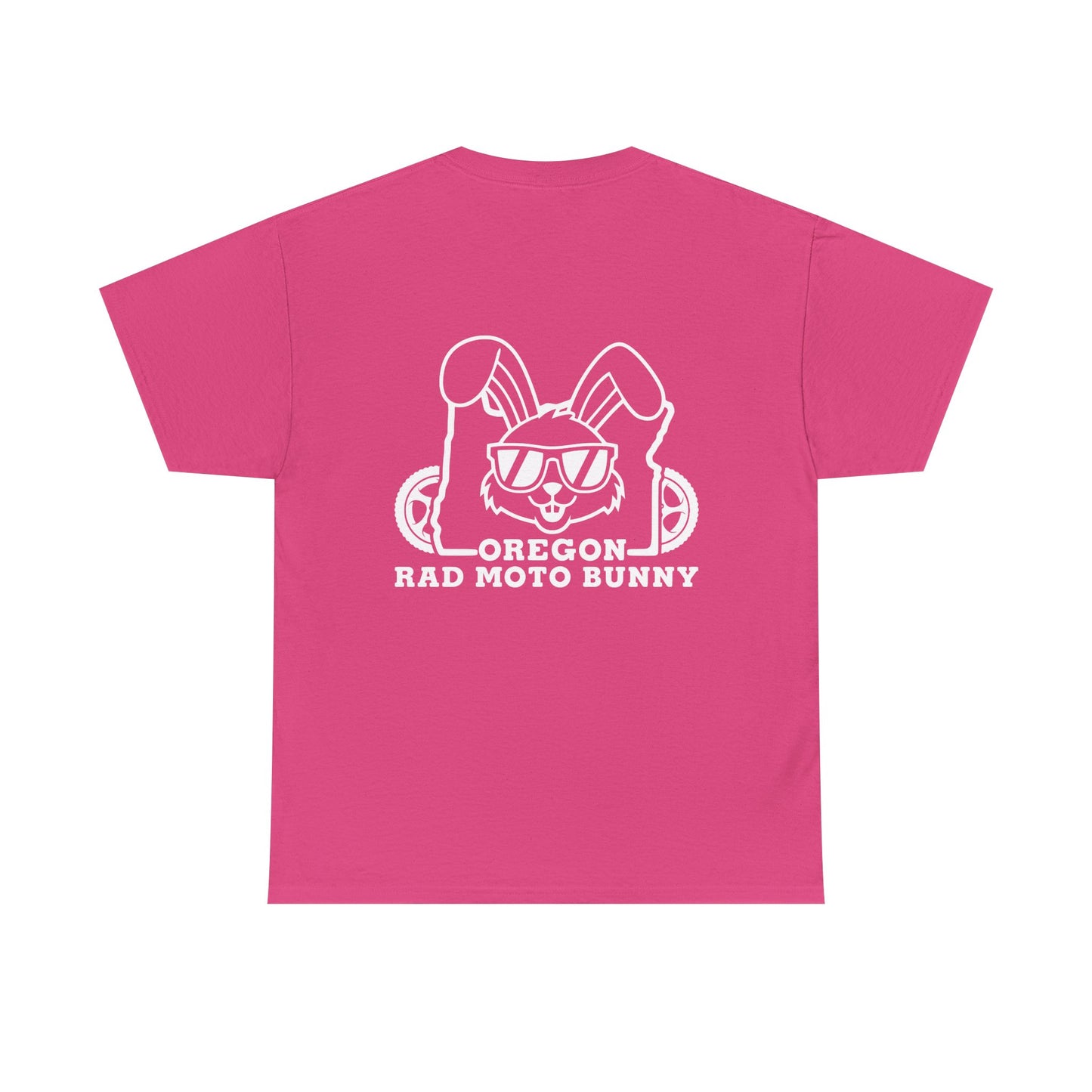 Oregon Rad Moto Bunny, Rad Moto Bunny, Heavy Cotton T-Shirt