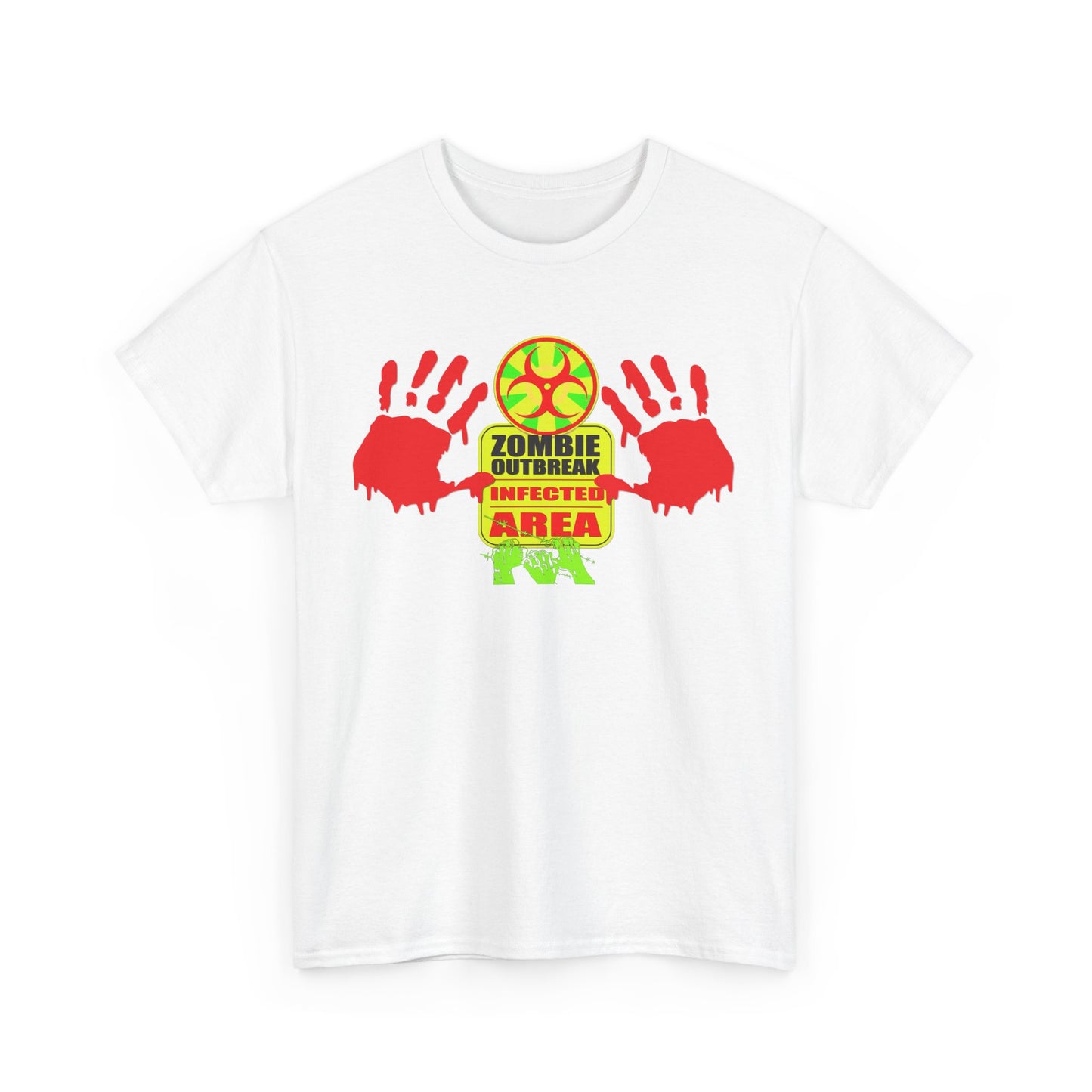 Zombie Outbreak. Heavy Cotton T-Shirt