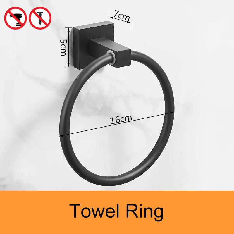 Hole-free Bathroom Rack Wall Hanging
