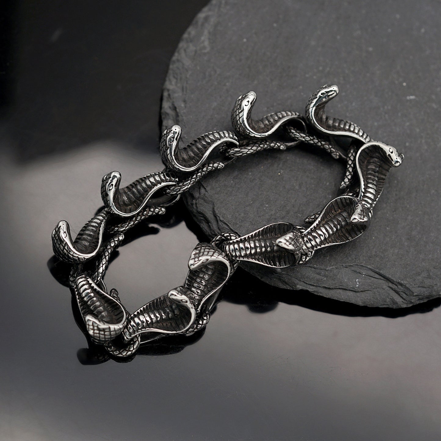 Stainless Steel Cobra Bracelet