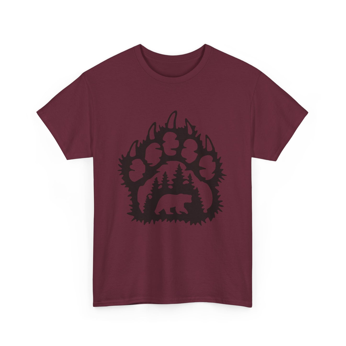 Bear Paw. Heavy Cotton T-Shirt