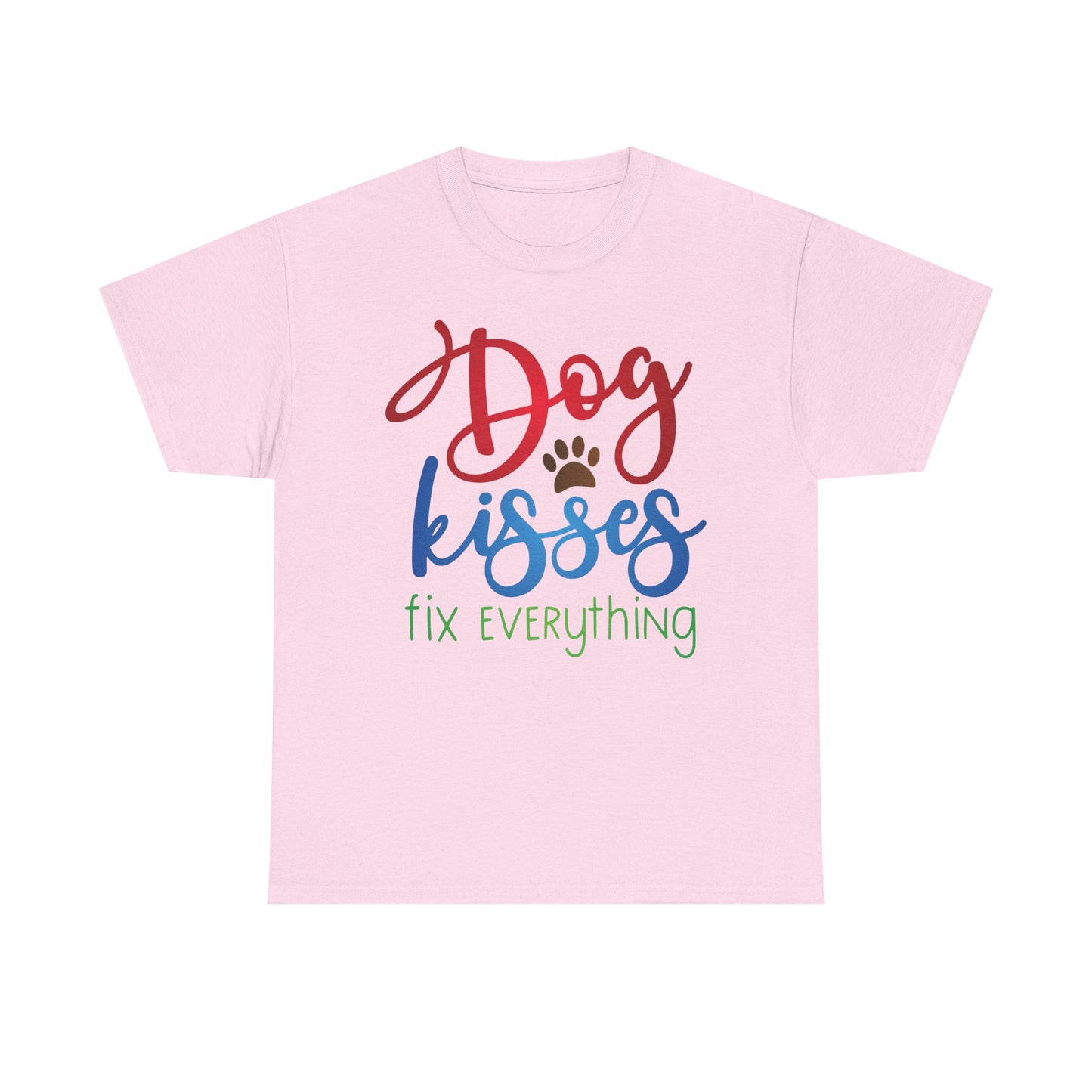 Dog Kisses. Heavy Cotton T-Shirt