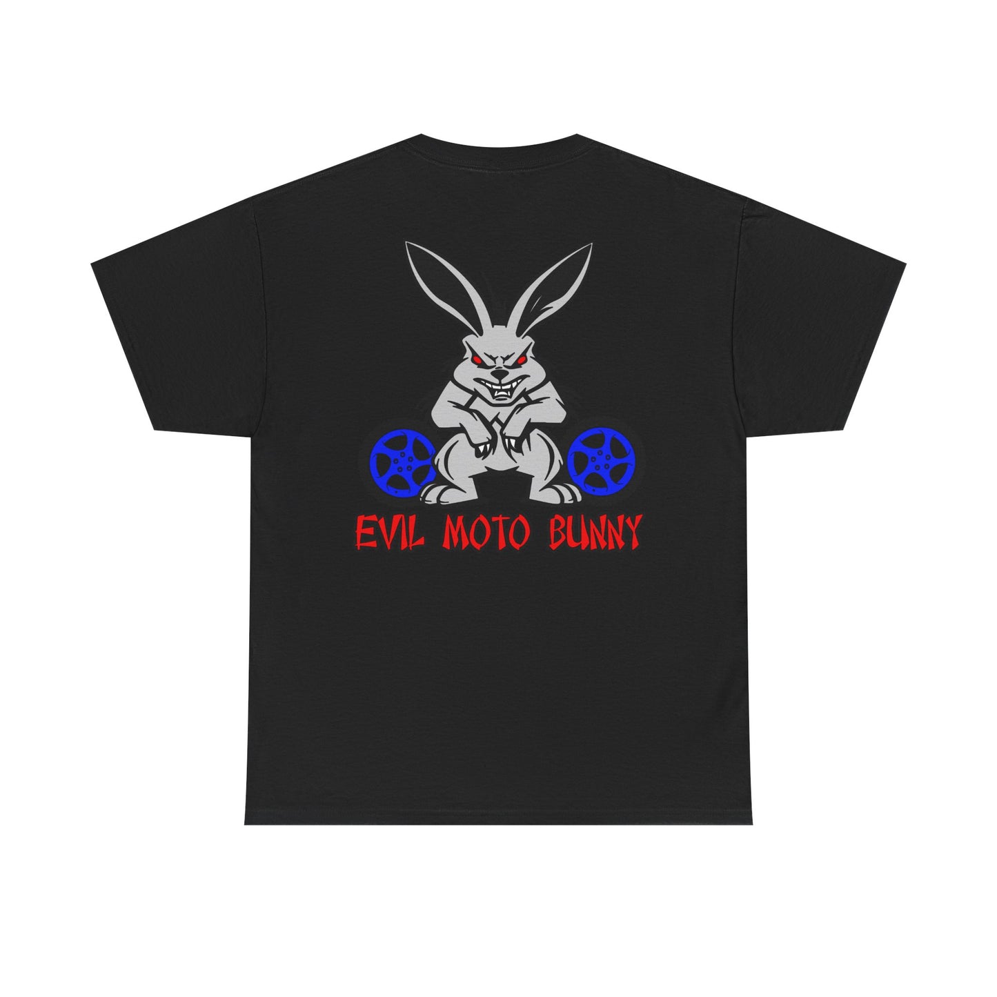 Evil Moto Bunny, Rad Moto Bunny, Heavy Cotton T-Shirt
