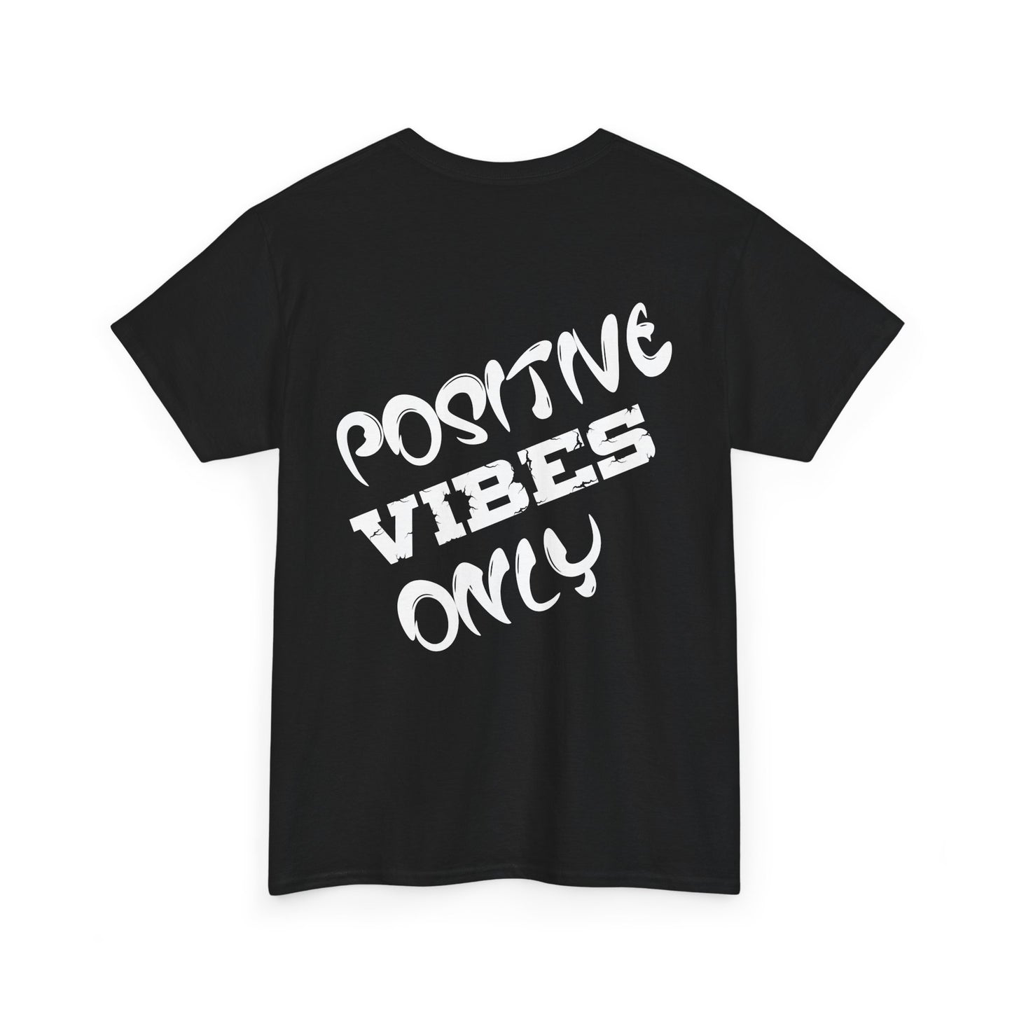 Positive Vibes Only, Rad Moto Life, Heavy Cotton T-Shirt