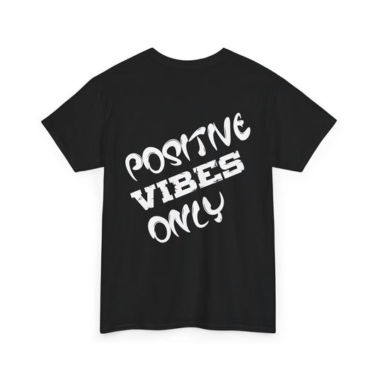 Positive Vibes Only, Rad Moto Life, Heavy Cotton T-Shirt
