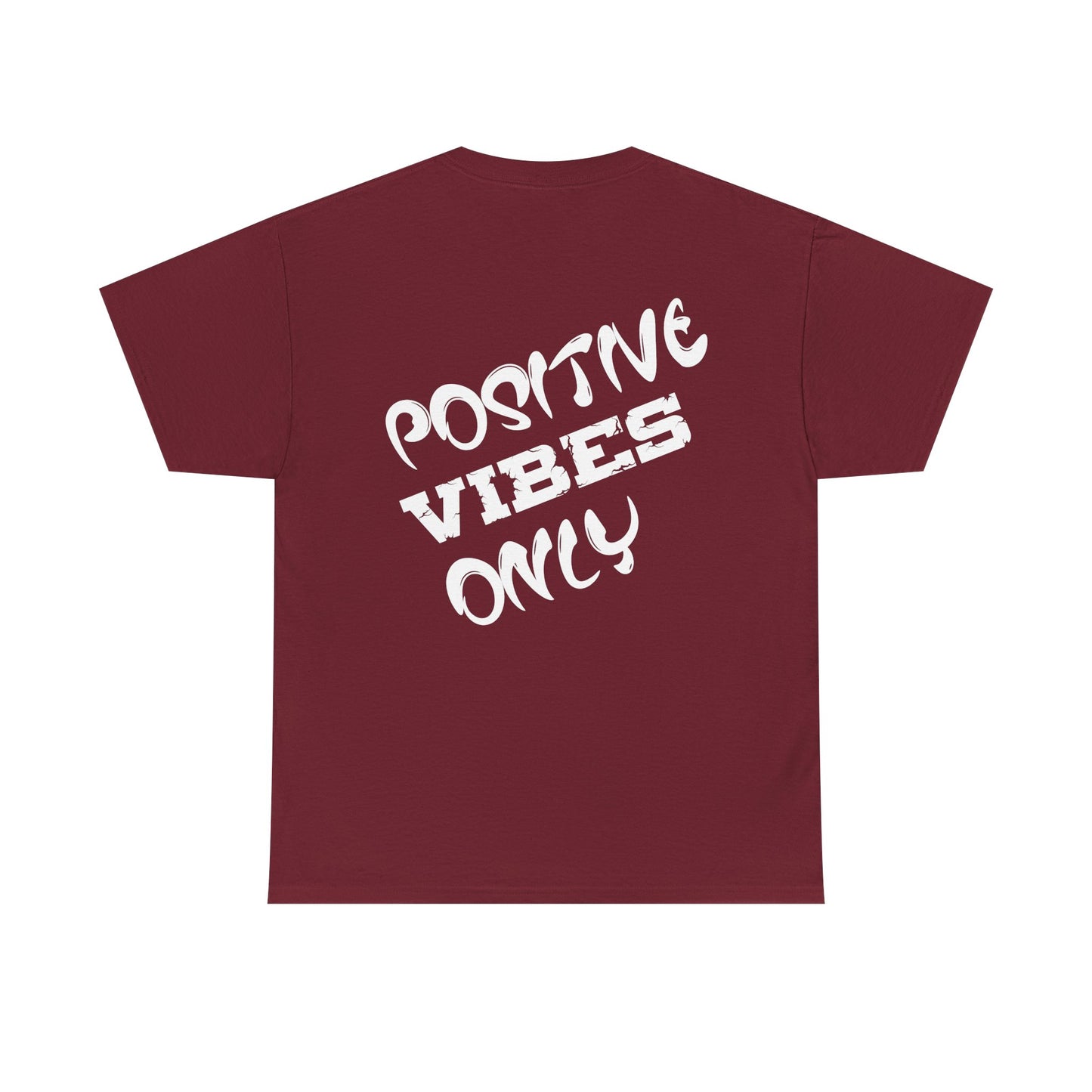 Positive Vibes Only, Rad Moto Life, Heavy Cotton T-Shirt
