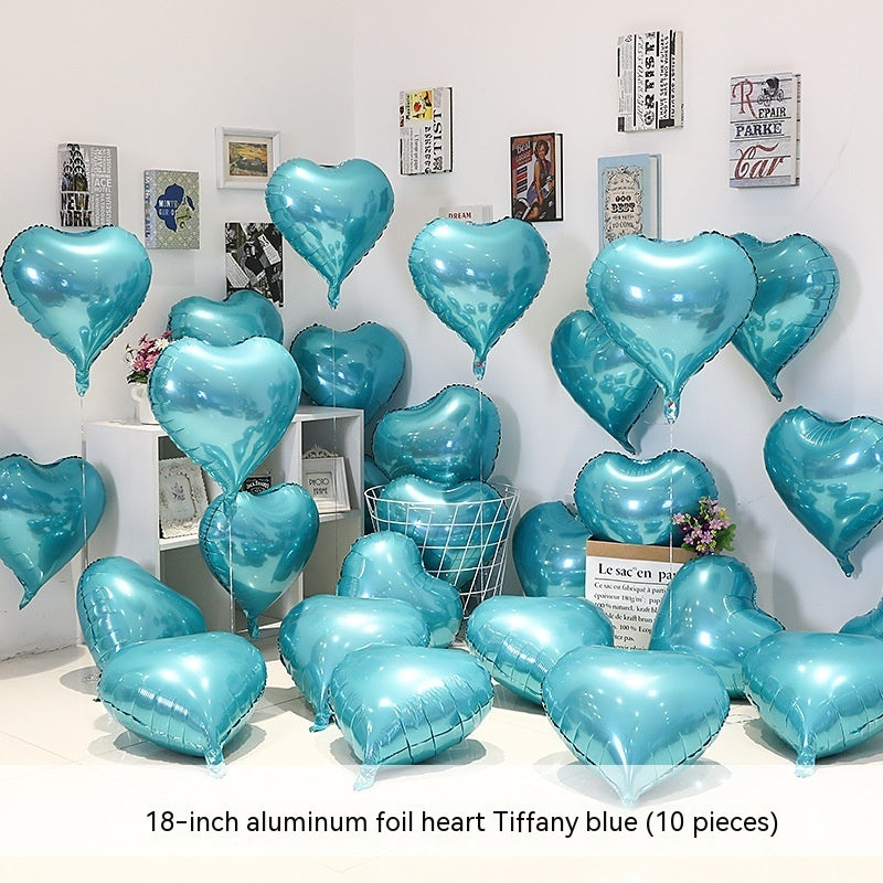 Heart-shaped Aluminum Balloon