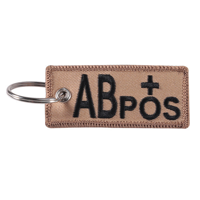 Blood Type Keychain