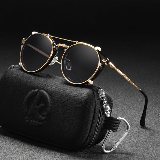 Casual Overlay Metal Sunglasses