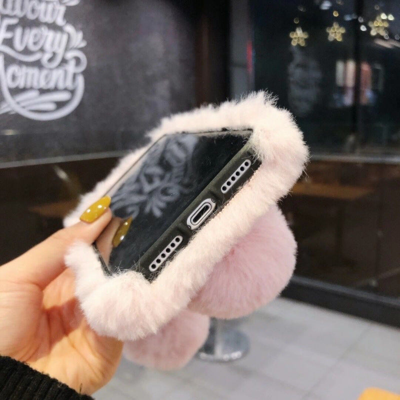 iPhone Plush Rabbit Ears Phone Case