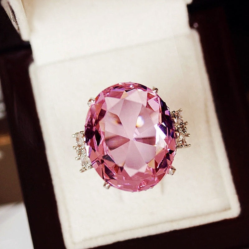Super Large Big Diamond Ring