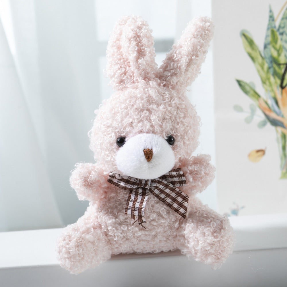 Cute Bow Tie Bunny Keychain