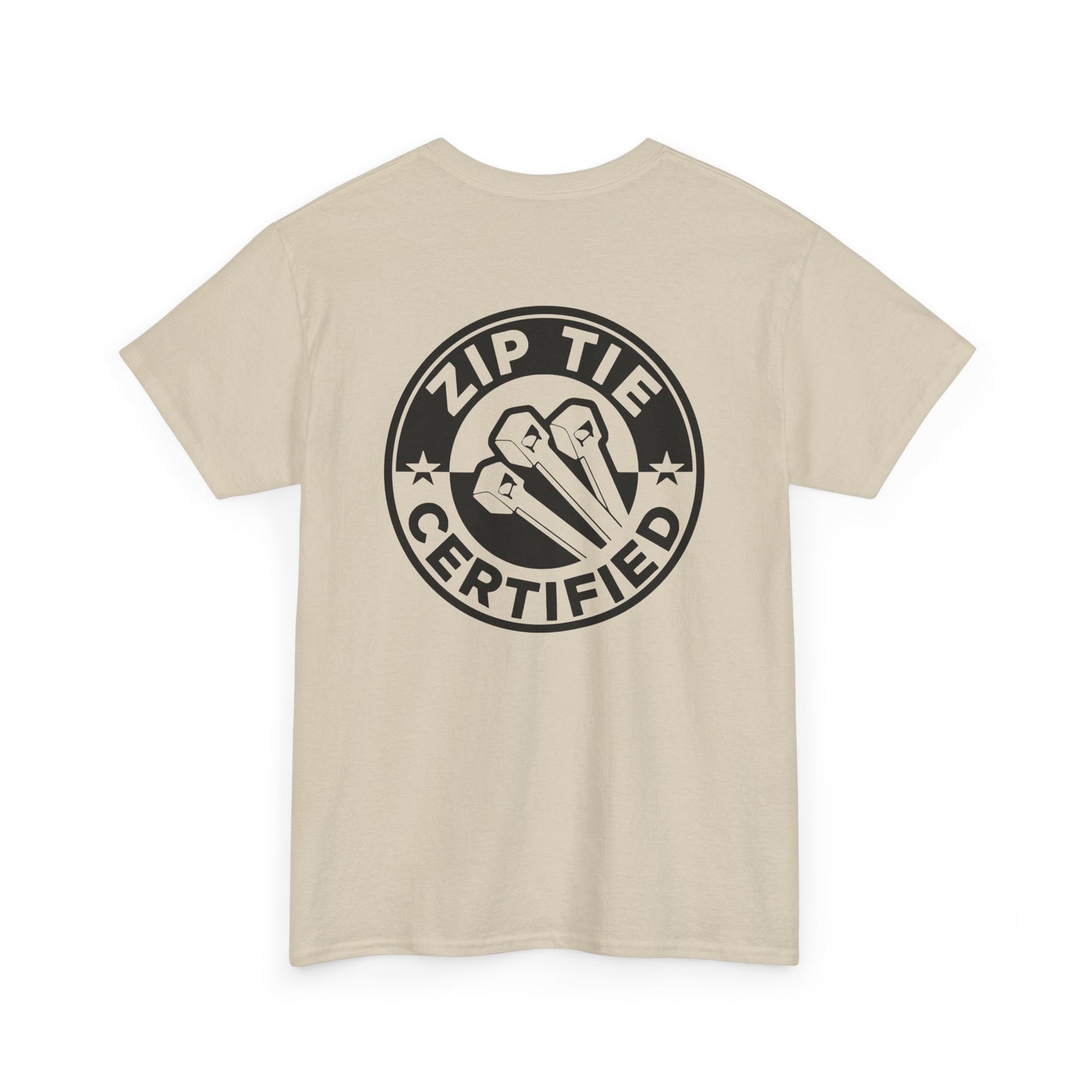 Zip Tie Certified, Rad Moto Bunny, Heavy Cotton T-Shirt