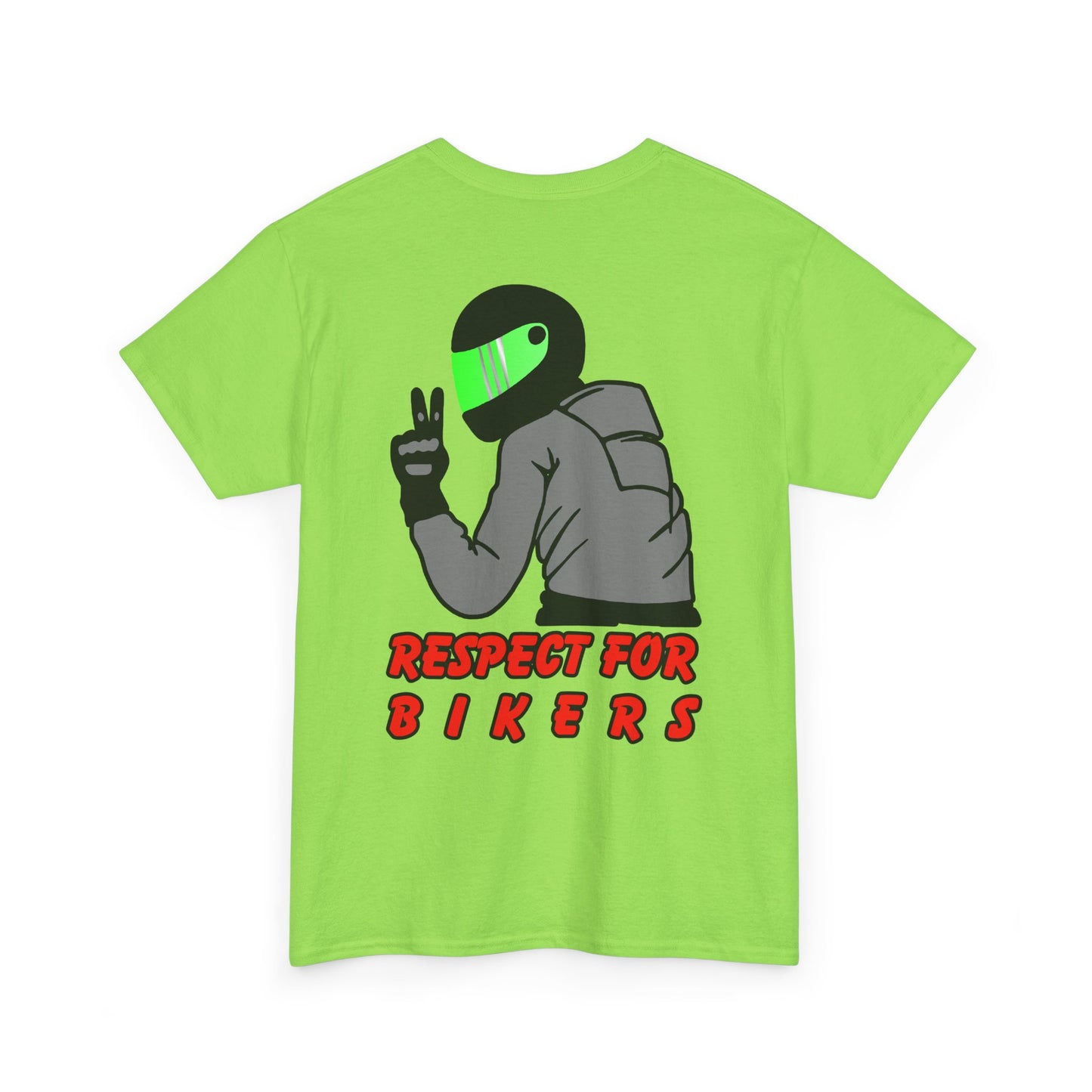 Respect for Bikers, Rad Moto Bunny, Heavy Cotton T-Shirt