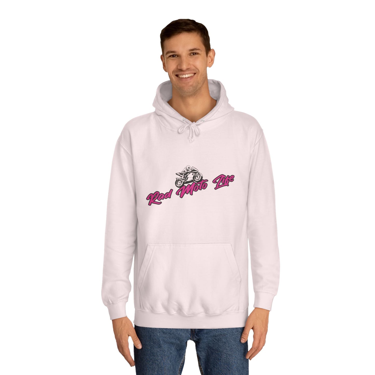 Break Rules, Rad Moto Life Unisex Hoodie - Biker Style Sweatshirt for Motorcycle Enthusiasts