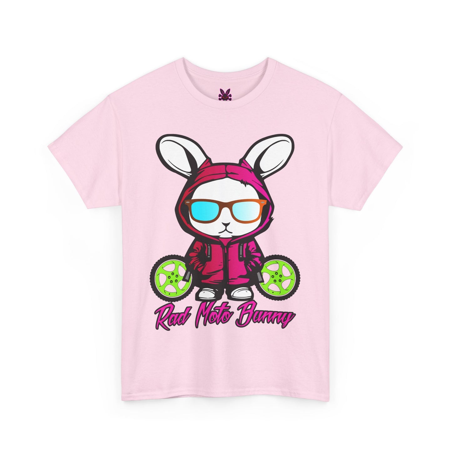 Rad Moto Bunny, Heavy Cotton T-Shirt