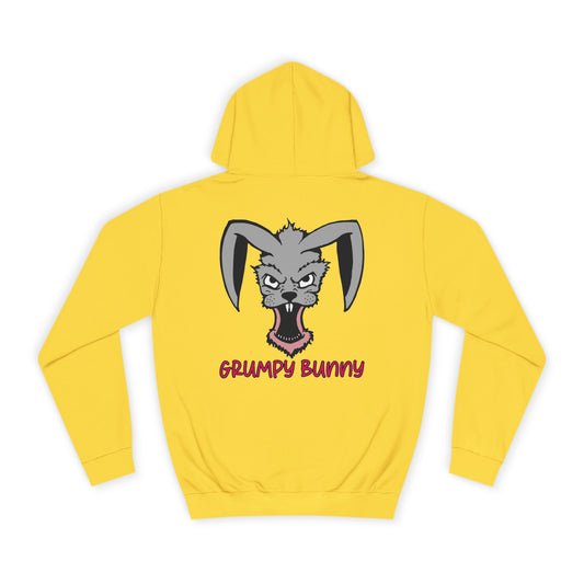 Grumpy Bunny, Rad Moto Bunny, Unisex Hoodie - Biker Style Sweatshirt for Motorcycle Enthusiasts
