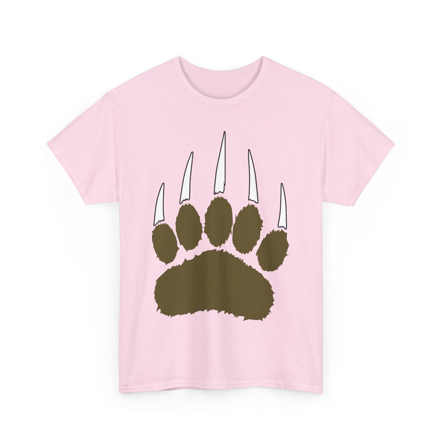 Bear Paw. Heavy Cotton T-Shirt