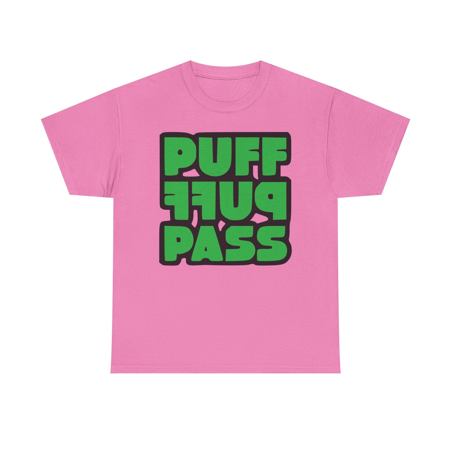 Puff Puff Pass Tee - Unisex Heavy Cotton T-Shirt