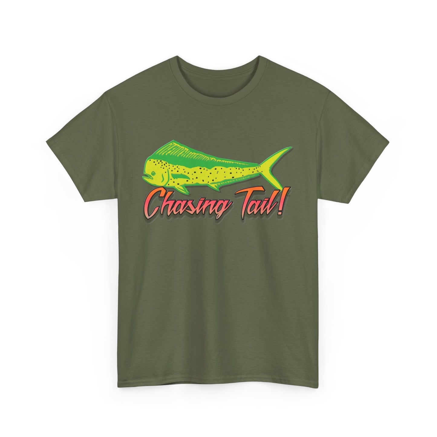 Chasing Tail Dorado. Heavy Cotton T-Shirt