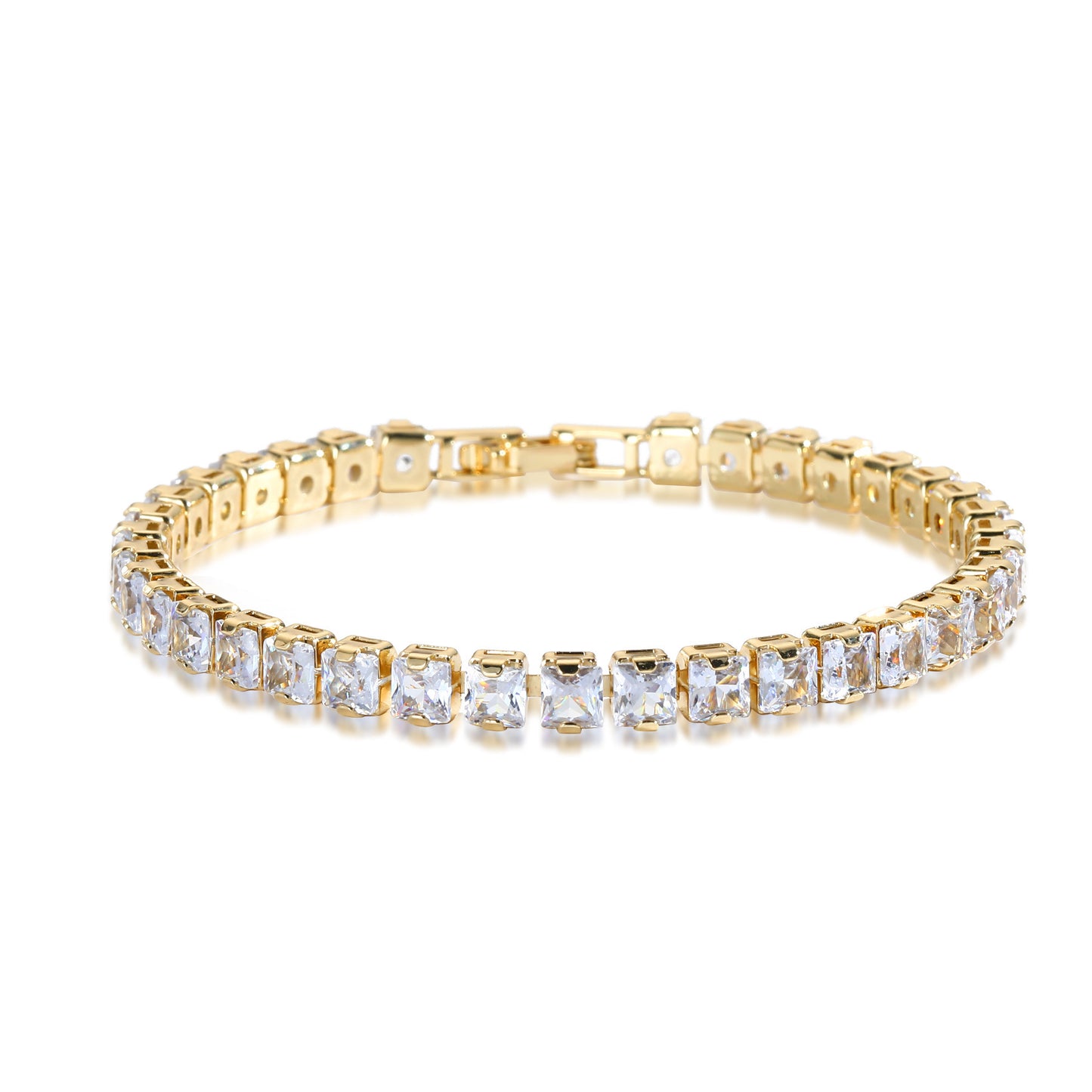 Fashion Copper Plated Geometric Bracelets