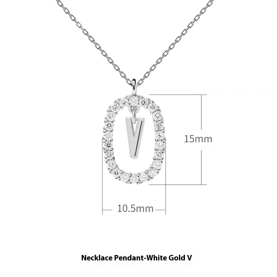 Stylish Zircon Alphabet Clavicle Chain