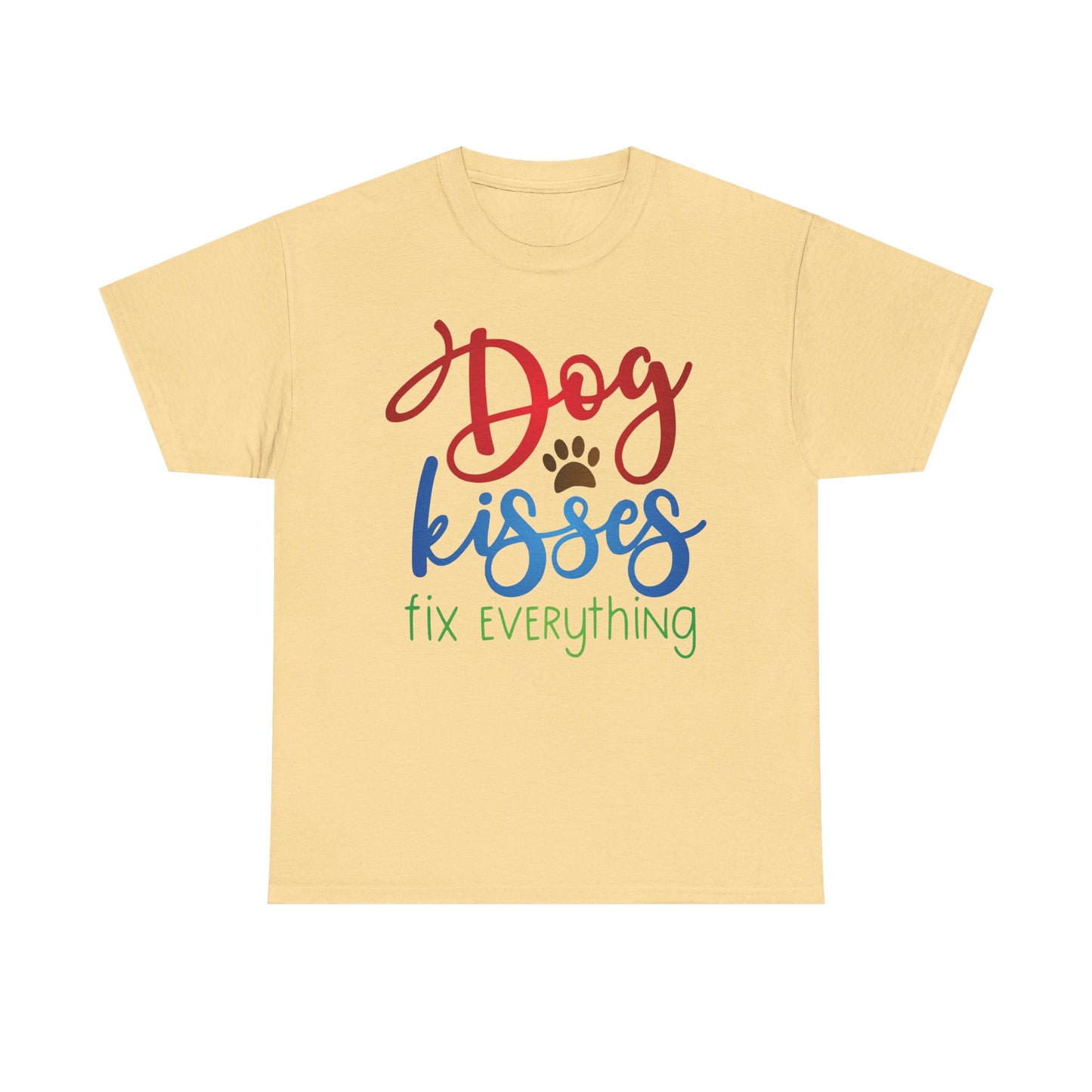 Dog Kisses. Heavy Cotton T-Shirt