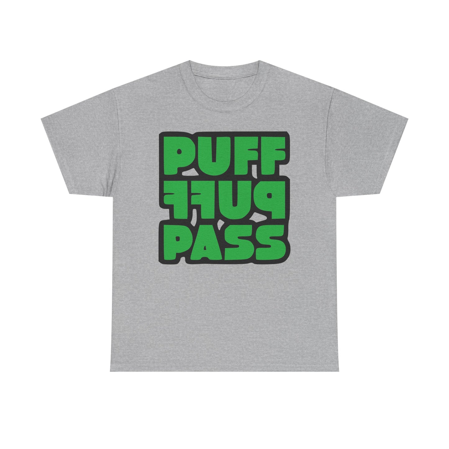 Puff Puff Pass Tee - Unisex Heavy Cotton T-Shirt