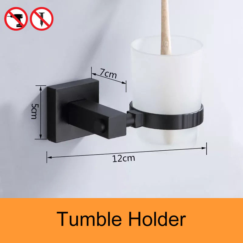 Hole-free Bathroom Rack Wall Hanging