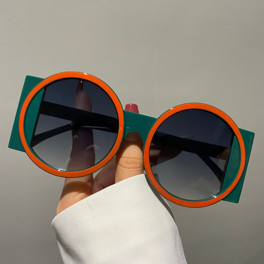 Big Round Large Frame Sunglasses