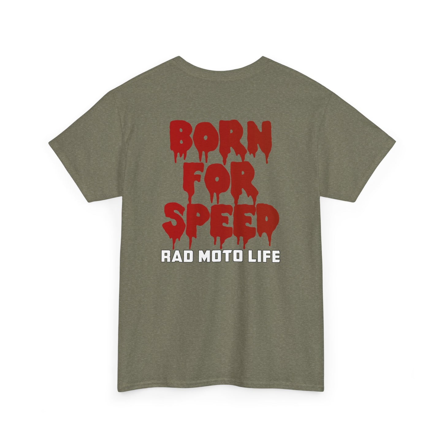 Born for Speed, Rad Moto Life, Heavy Cotton T-Shirt