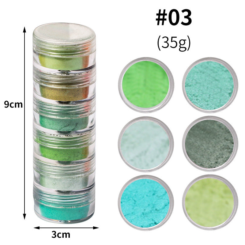 6 Color set Pearl Powder