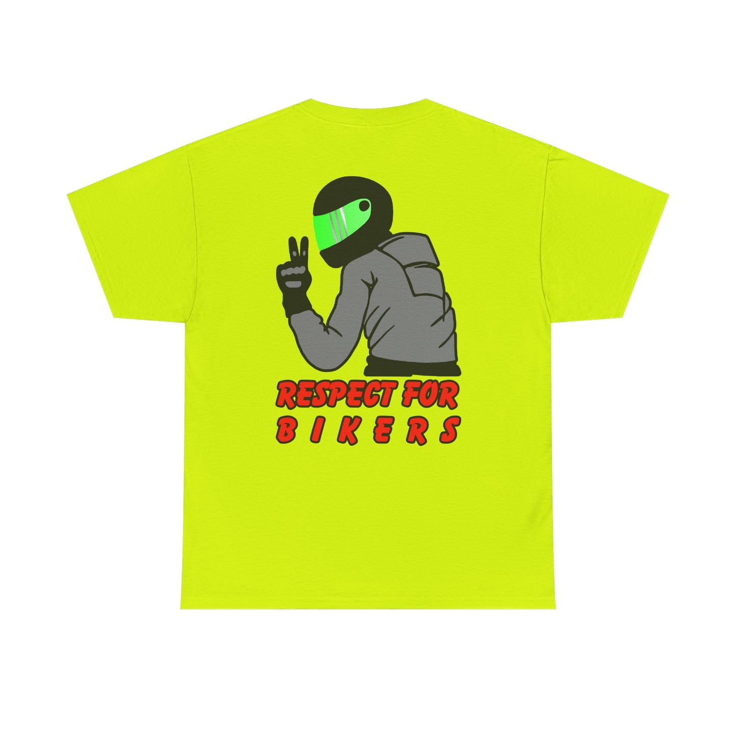 Respect for Bikers, Rad Moto Bunny, Heavy Cotton T-Shirt