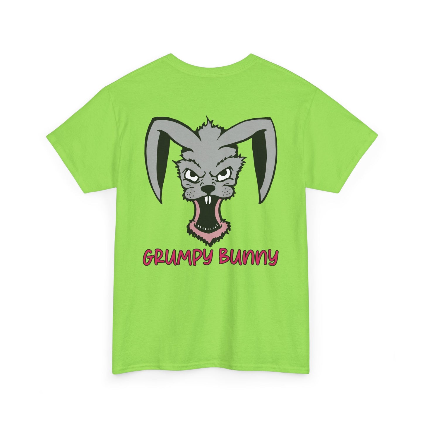 Grumpy Bunny, Rad Moto Bunny, Heavy Cotton T-Shirt