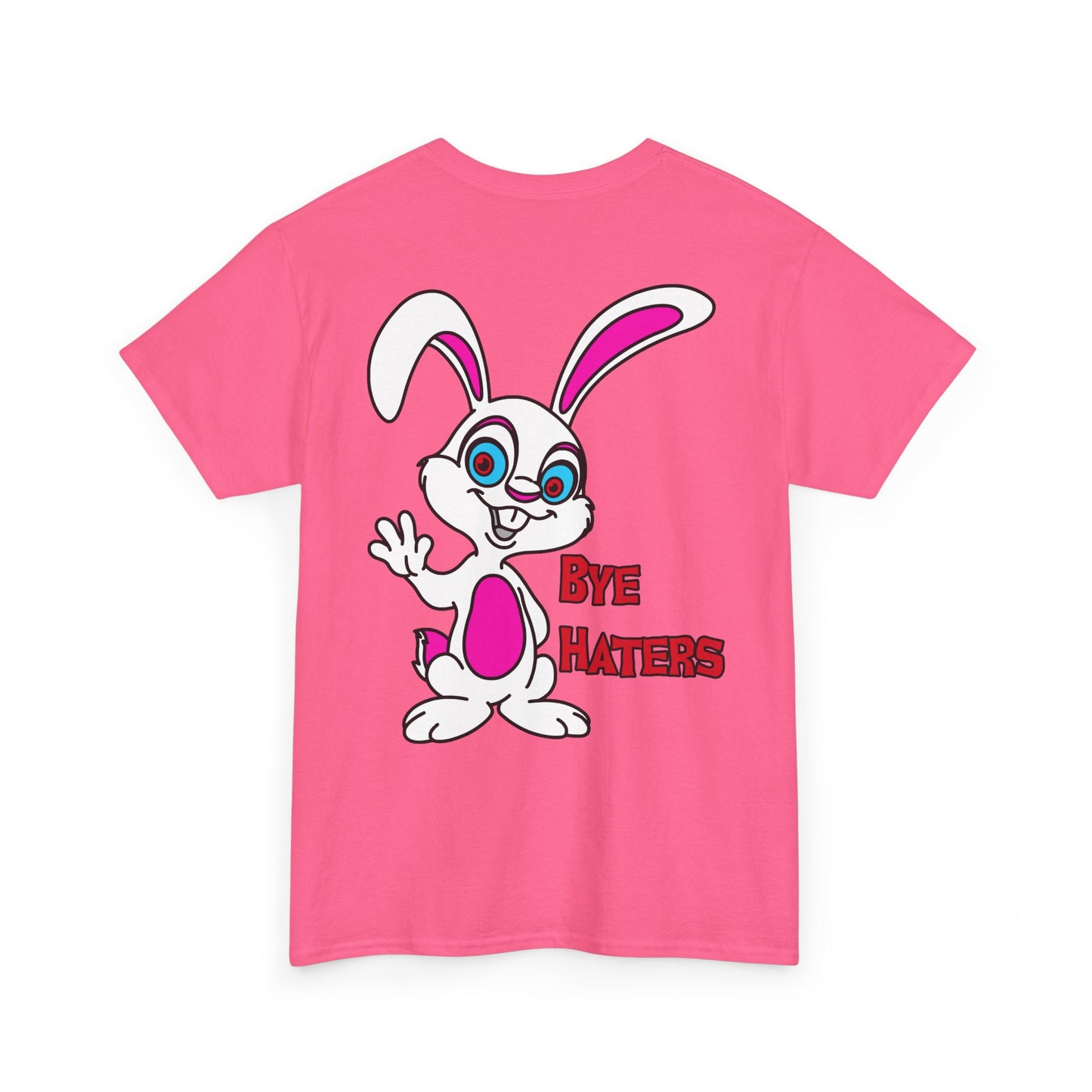 Bye Haters Bunny, Rad Moto Bunny, Heavy Cotton T-Shirt