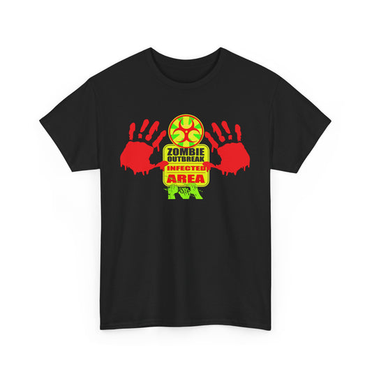 Zombie Outbreak. Heavy Cotton T-Shirt