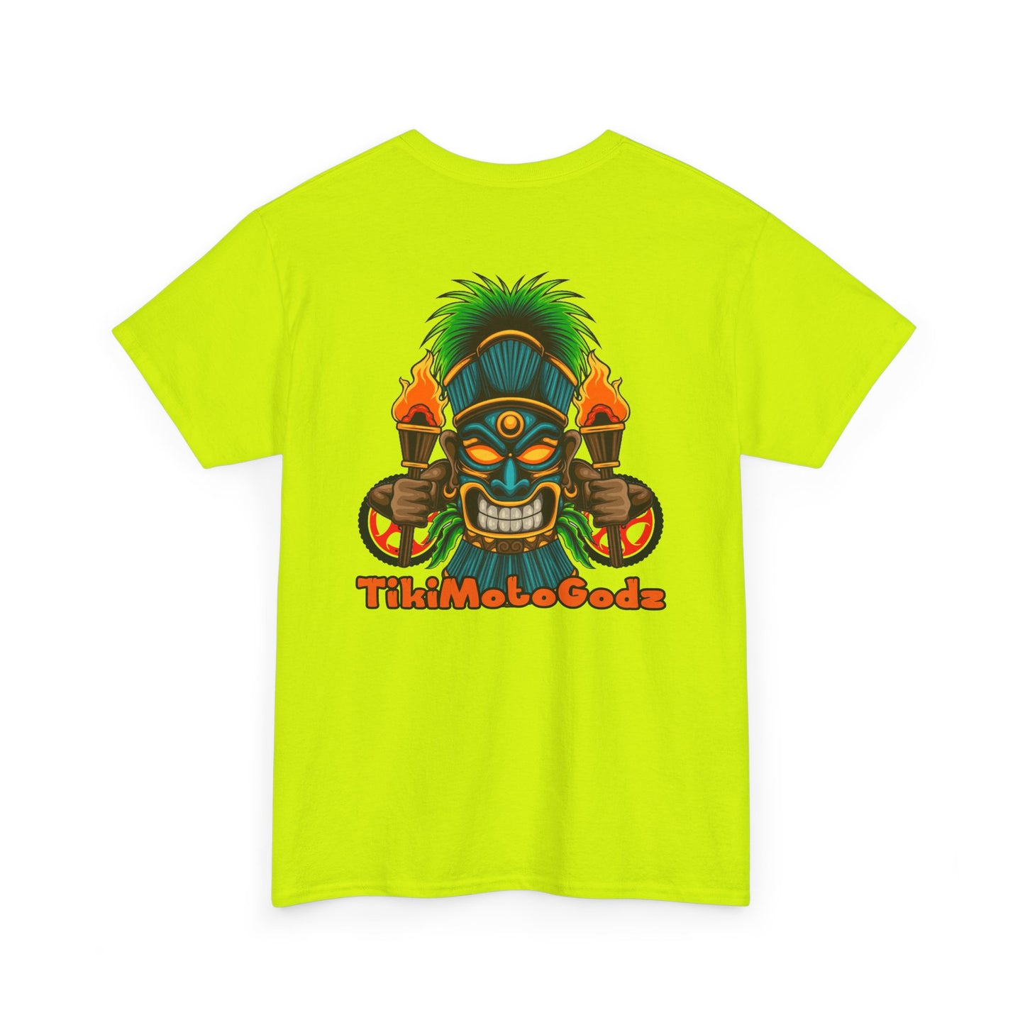 Tiki Moto Godz. Heavy Cotton T-Shirt
