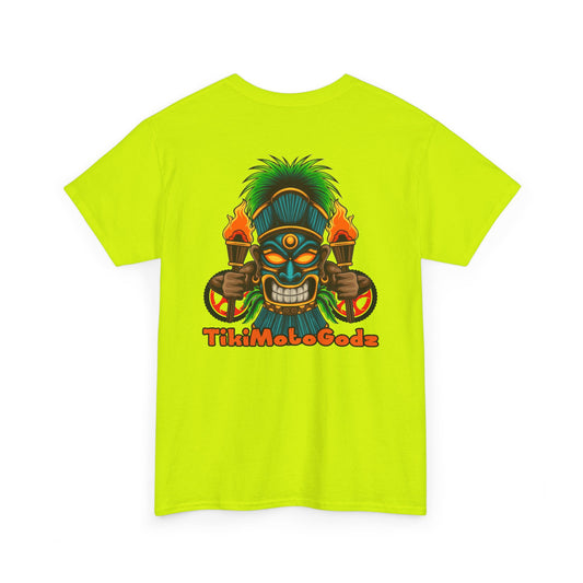 Tiki Moto Godz. Heavy Cotton T-Shirt