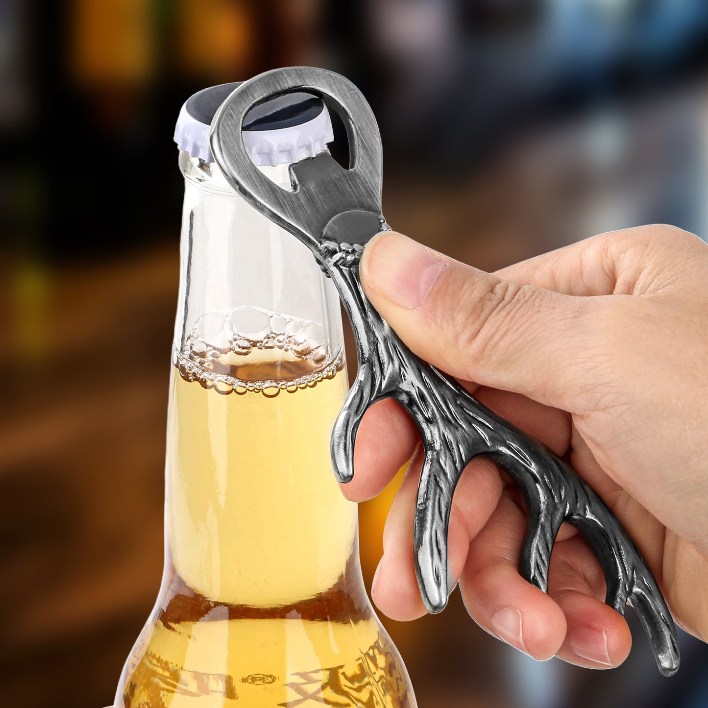 Deer Antler Bottle Opener