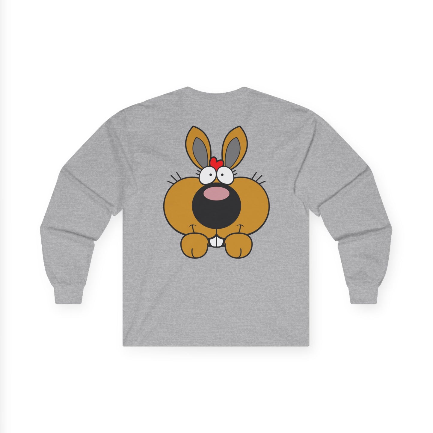 Love Bunny, Rad Moto Bunny, Unisex Long Sleeve Tee - Bold Graphic T-Shirt for Motorcycle Enthusiasts