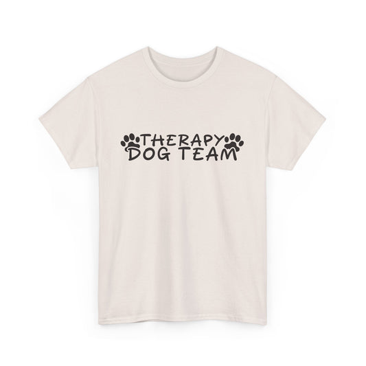 Therapy Dog Team. Heavy Cotton T-Shirt